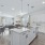 Large kitchen island with walk in pantry and coffee nook